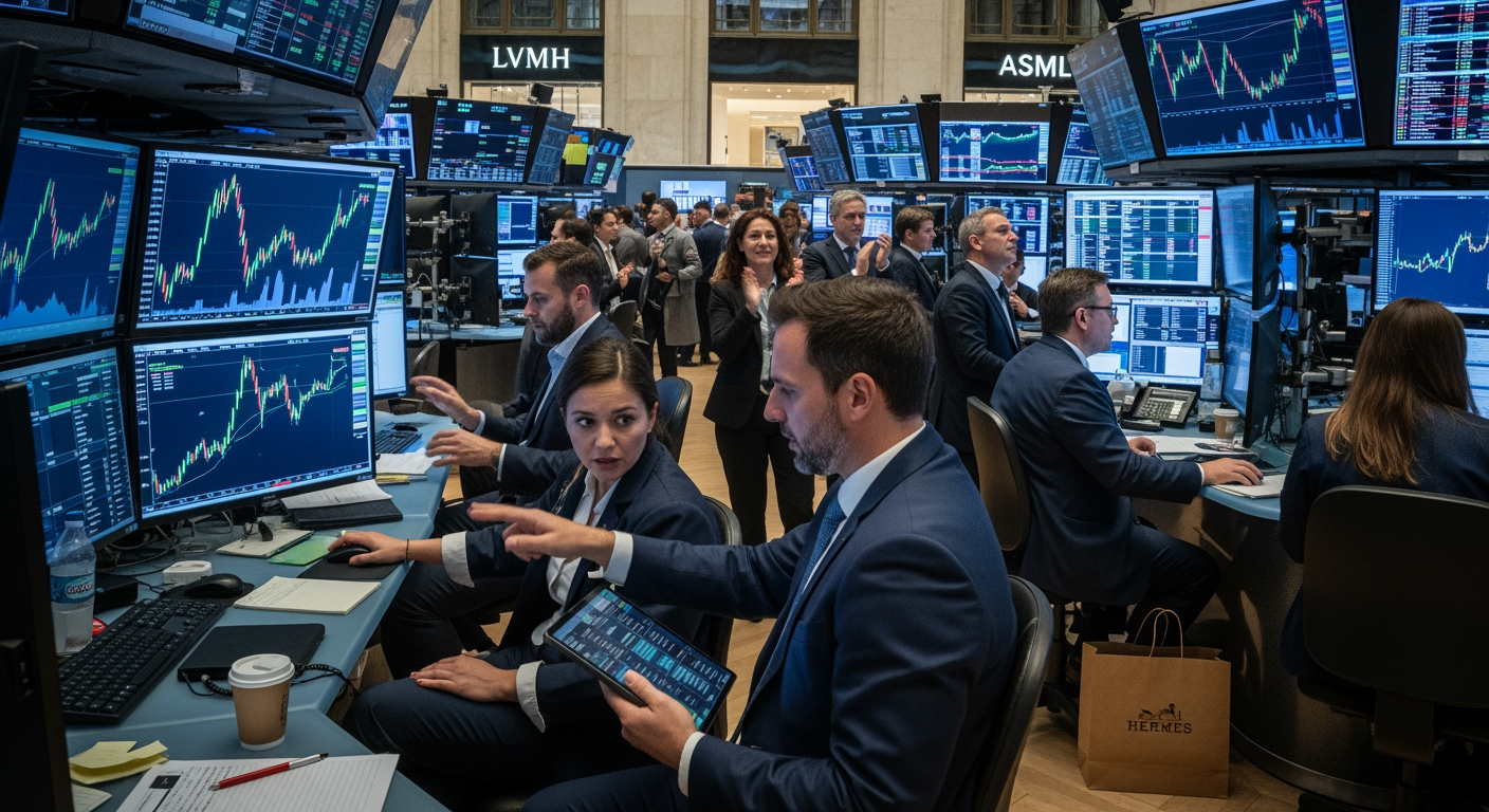 Les indices européens battent des records, portés par les multinationales et l’IA