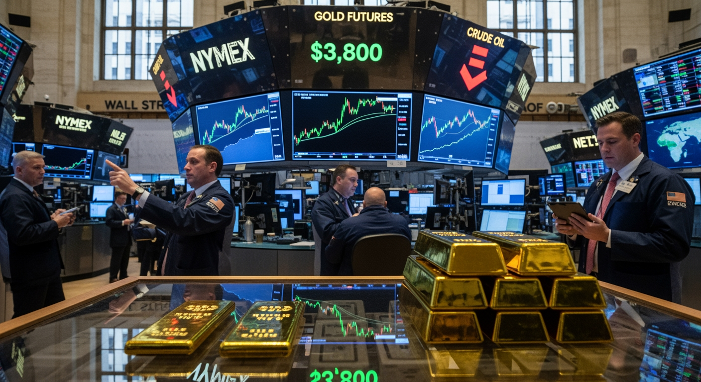 L’or atteint un record historique à plus de 3800 $/once