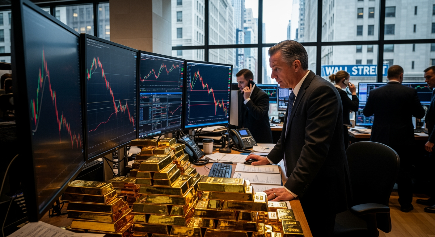 L’or poursuit sa correction, nouveau creux atteint