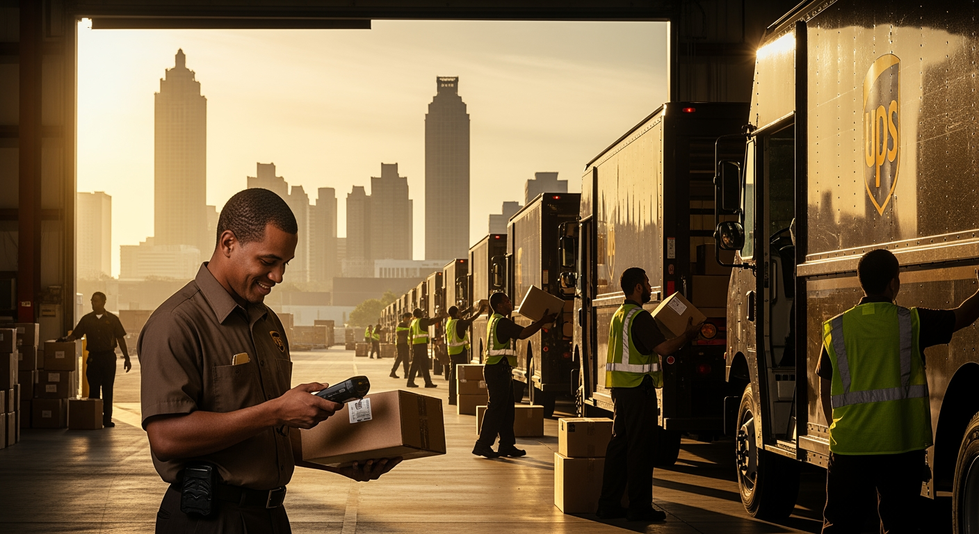 UPS bondit de 8% grâce à des résultats supérieurs aux attentes